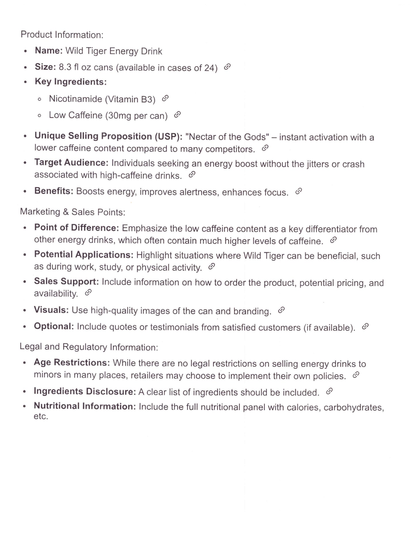 Wild Tiger Energy Drinks 24 per case, 3 cases, 72 cans