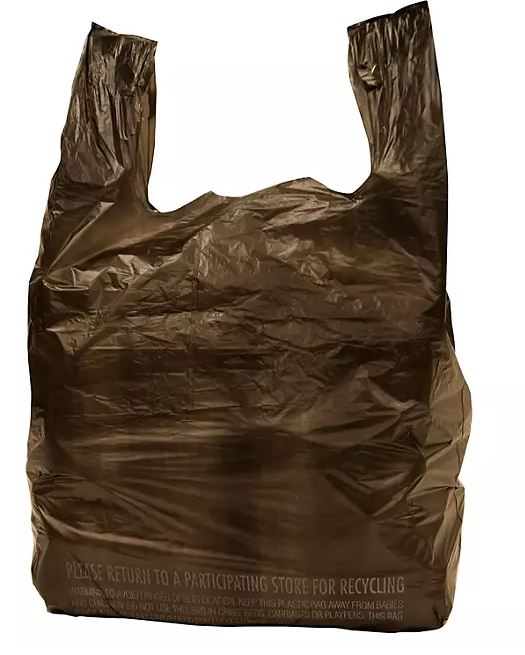Plastic Carry-Out Bags, 11.5" x 6.5" x 22"