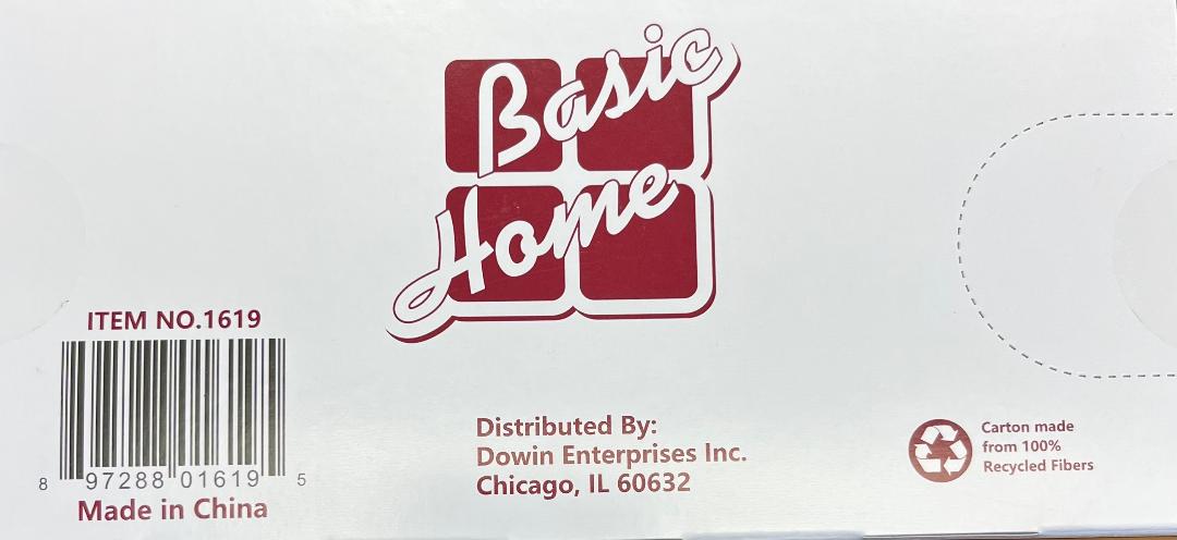 Basic Home Plastic Dinnerware Set 48 Pieces-16 Place Settings