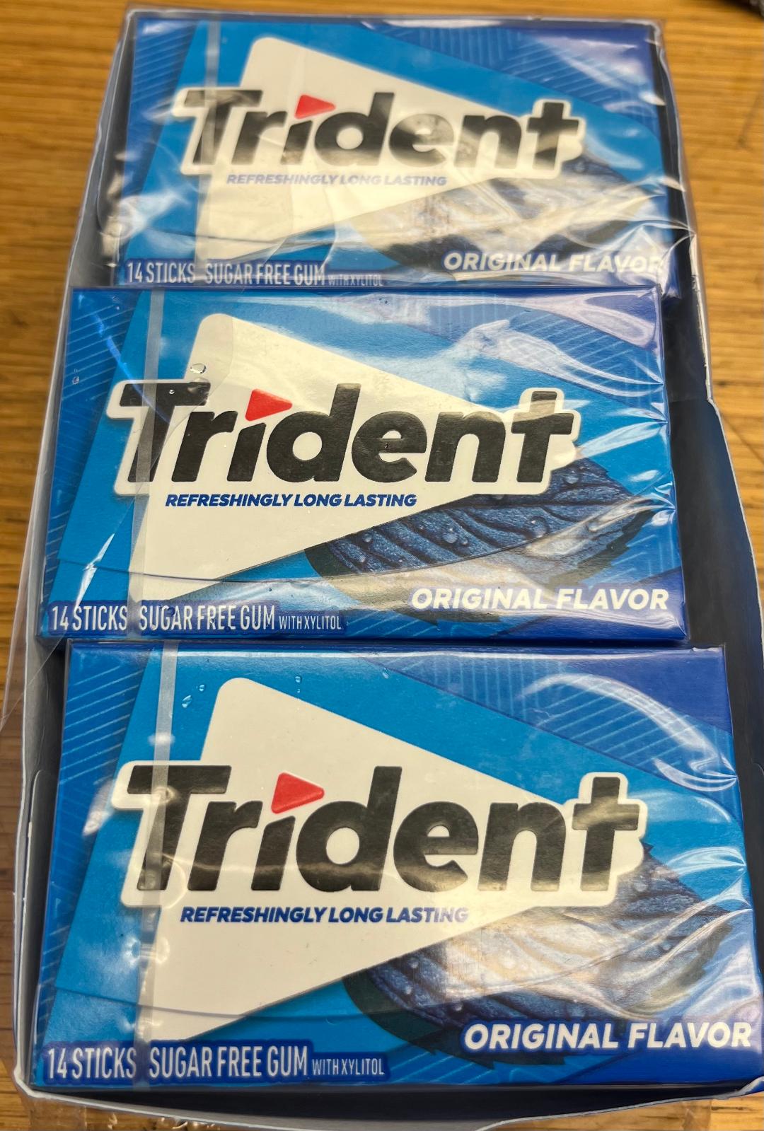 Trident Original Flavor 12- 14 sticks Pack