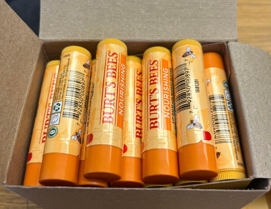 BURT'S BEES REPLENISHING LIP BALM 18 STICKS MANGO  100% NATURAL