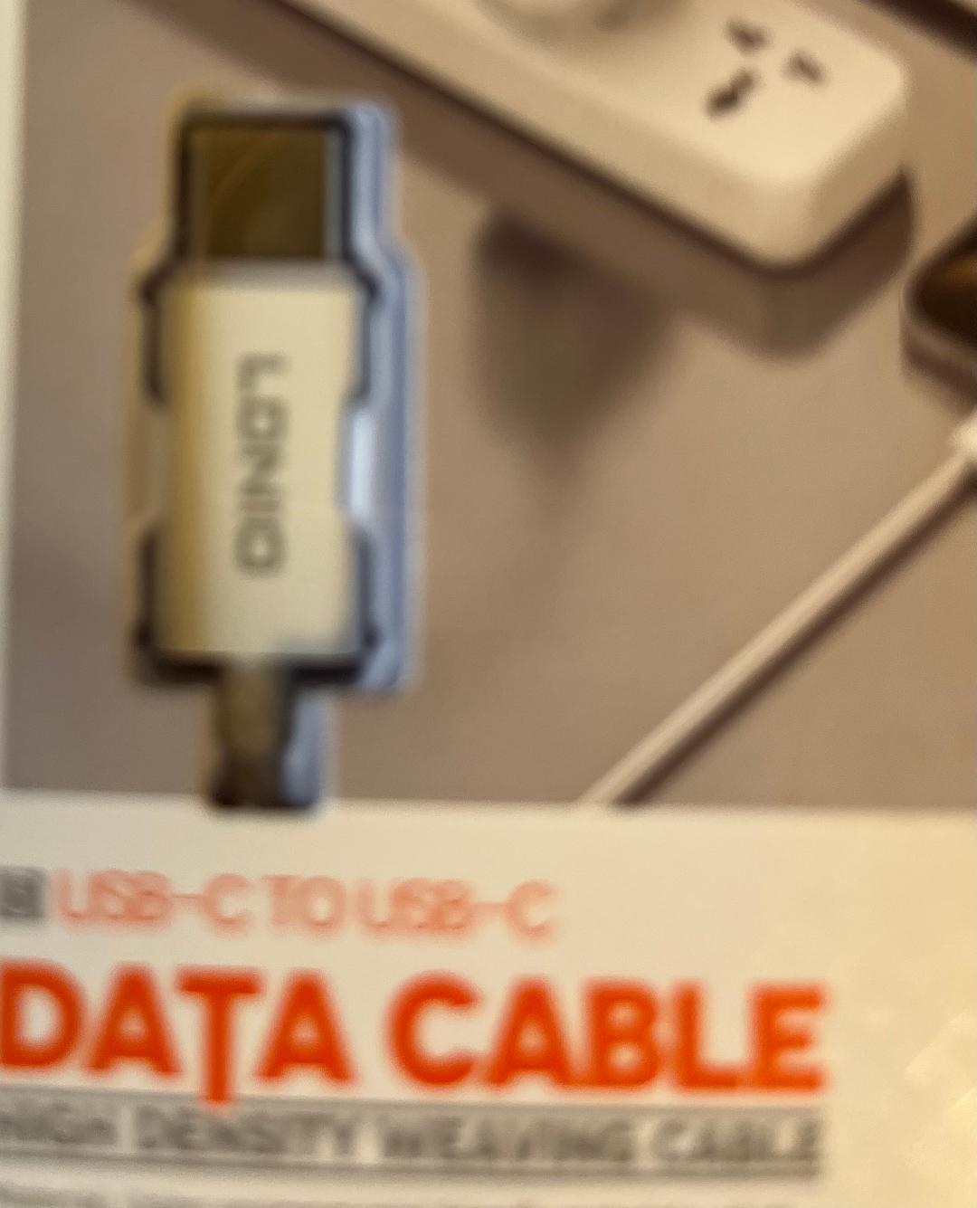 LDNIO LC901C Type-C to Type-C 65W Fast Charging Cable for iPhone 15 / Android.
