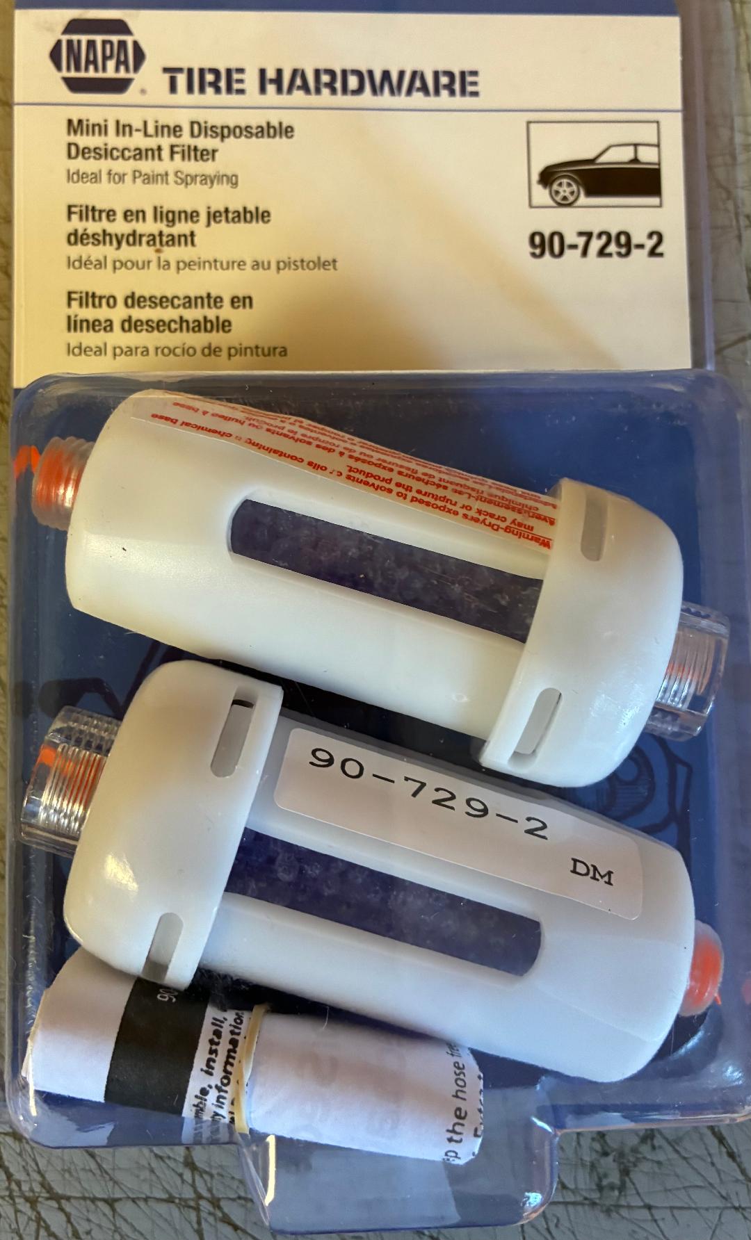 Napa In-Line Disposable Filter/Dryer 90-729-2 Tire Hardware