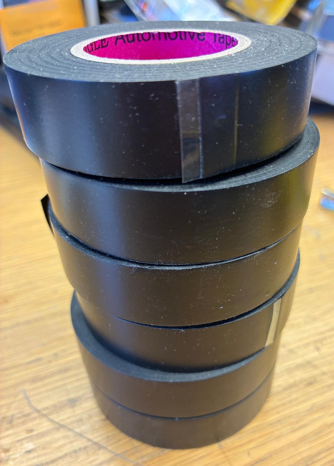 Yongle Automotive Tape 6 Rolls black