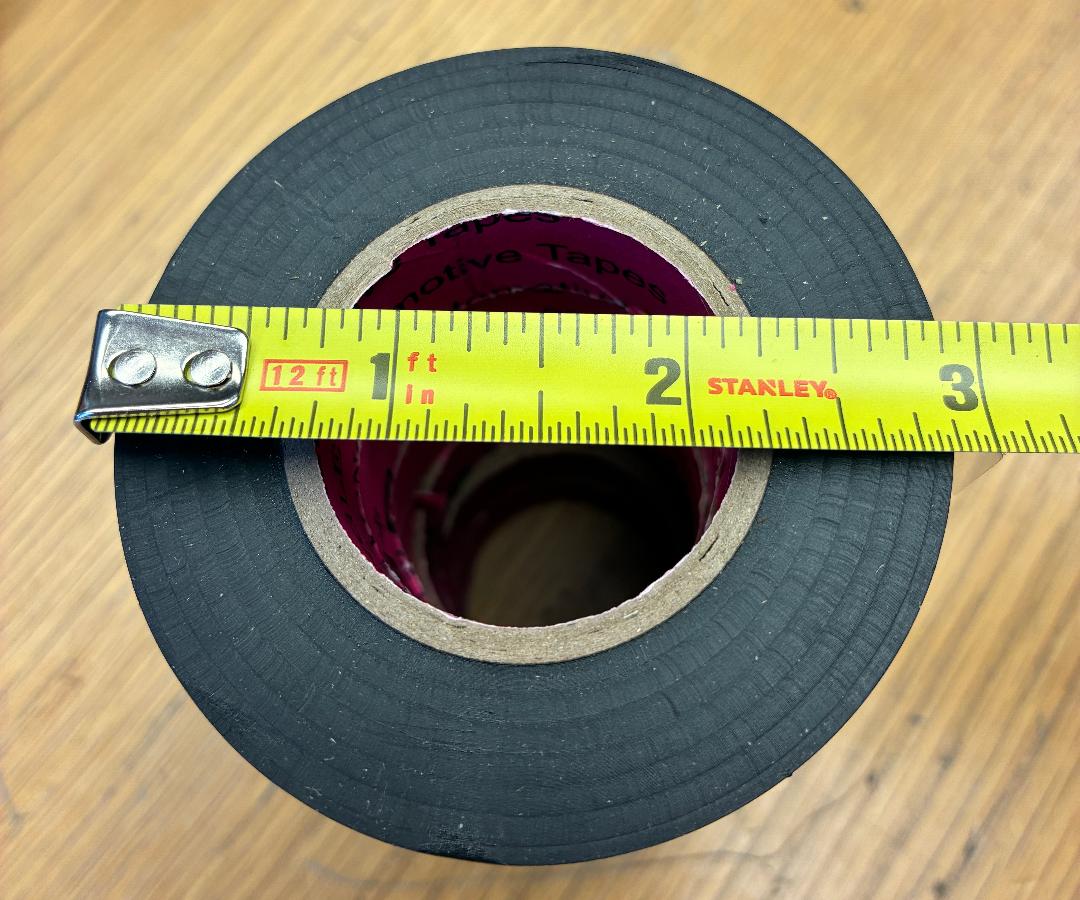 Yongle Automotive Tape 6 Rolls black