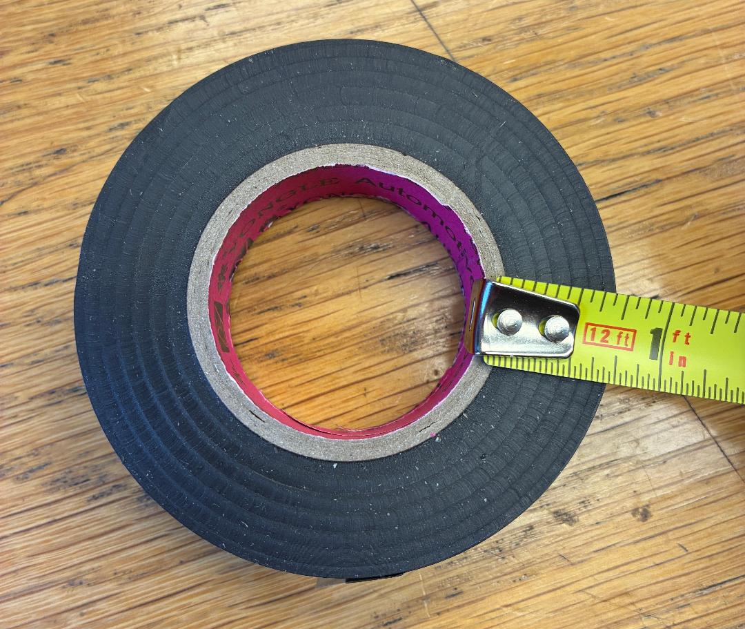 Yongle Automotive Tape 6 Rolls black